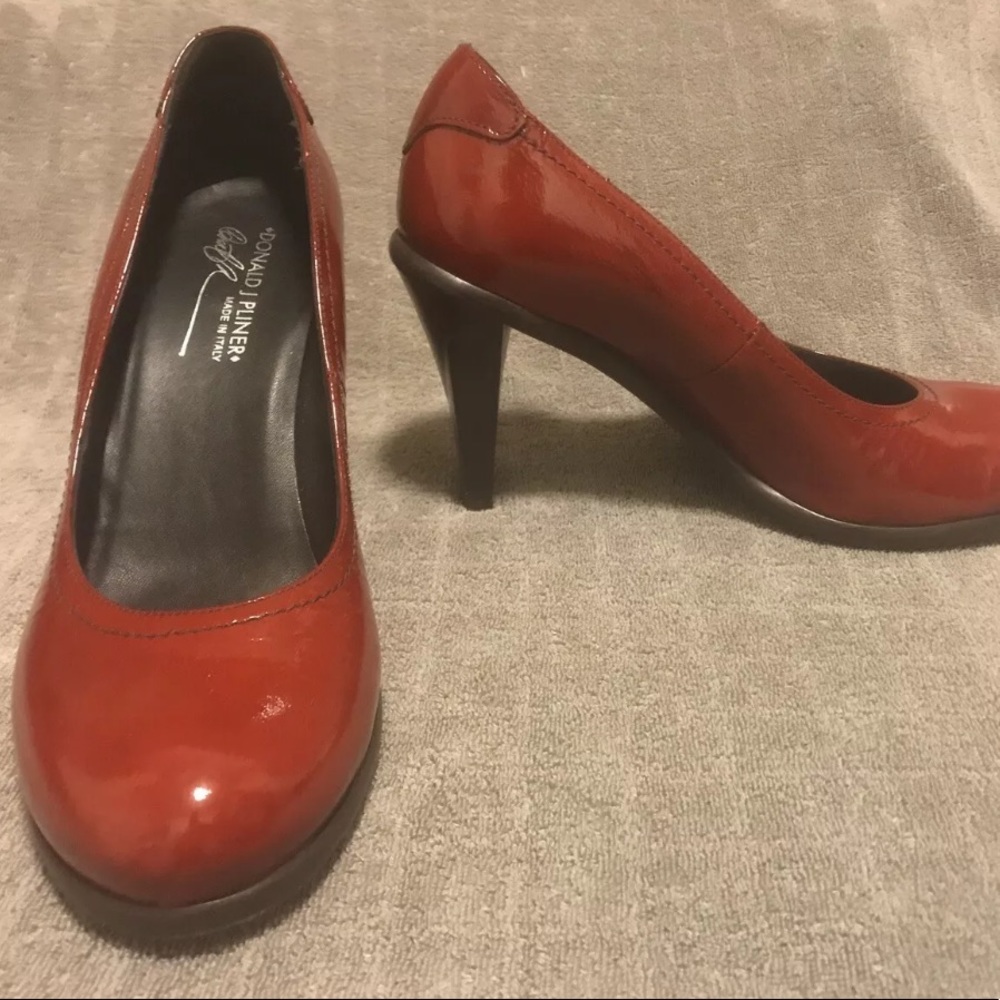 Donald J Pliner Ted Patent heels, size 41/US 10